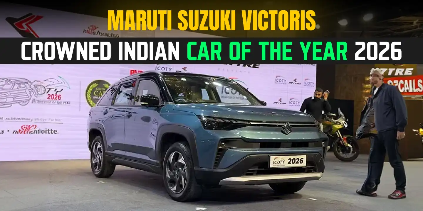 Maruti Suzuki Victoris Claims ICOTY 2026 After Beating Strong New Rivals