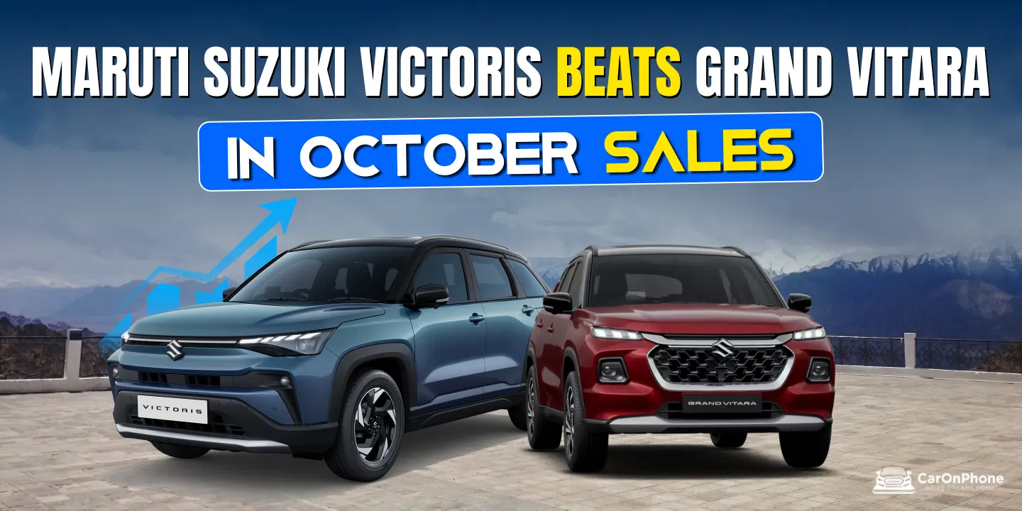 Maruti Suzuki Victoris Beats Grand Vitara in October Sales Cover