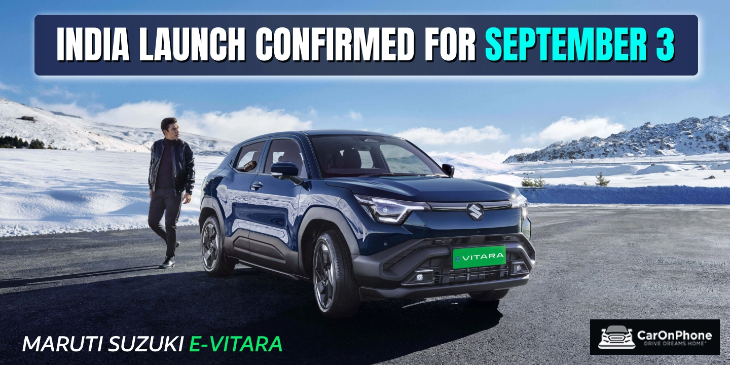 Maruti Suzuki e-Vitara India Launch Confirmed For September 3