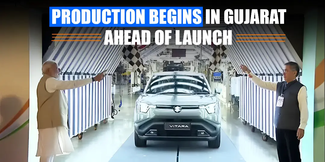 Maruti Suzuki Starts Production of e Vitara Electric SUV in Gujarat 