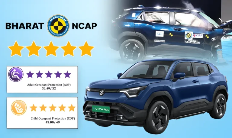 News image for Maruti Suzuki e Vitara Shines With 5-Star Crash Rating in Bharat NCAP