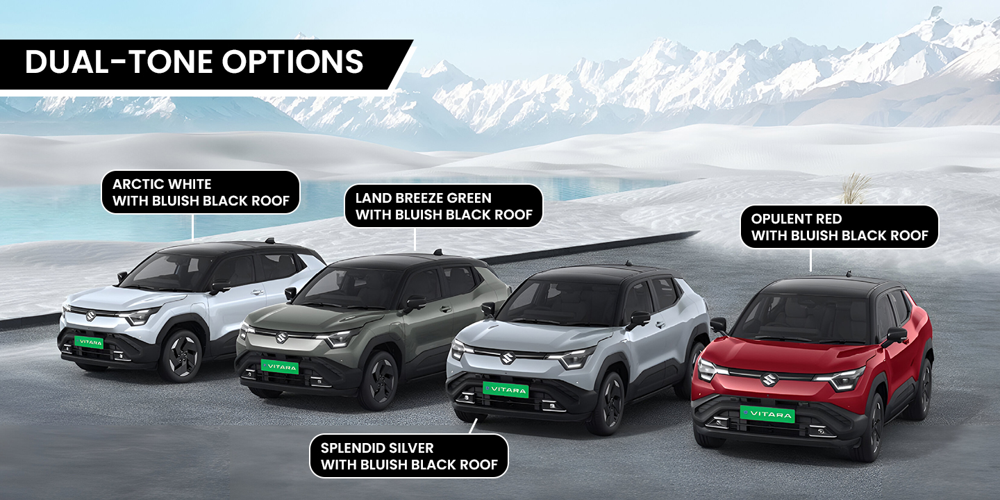 Maruti Suzuki e Vitara features, color options revealed ahead of launch