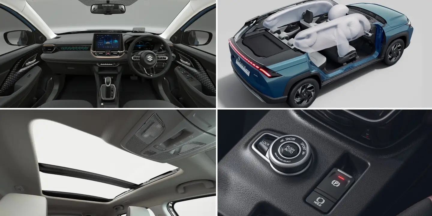 Maruti Victoris Interior And Features