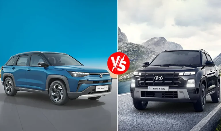 Maruti Victoris vs Hyundai Creta: Price, Features, Mileage Compared