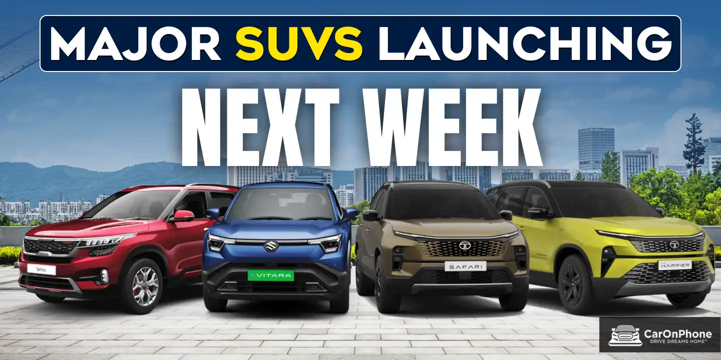 4 SUVs Coming In India by Next Week - New Seltos, Safari Petrol and more Cover