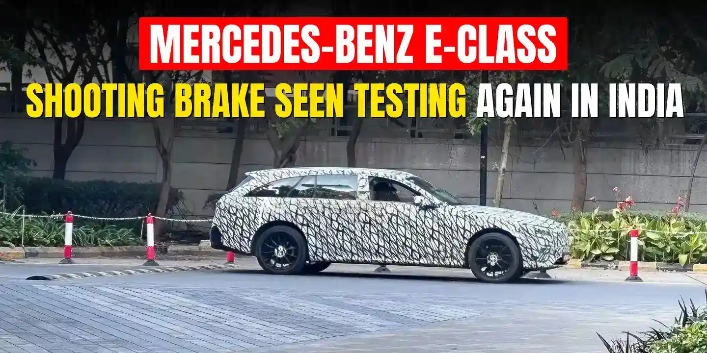 Mercedes-Benz E-Class Estate Seen Testing Again In Bengaluru, India Launch Under Consideration