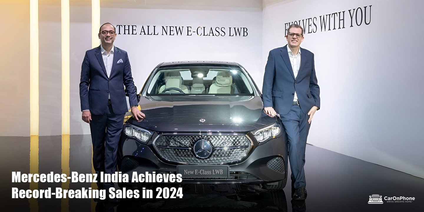 Mercedes-Benz India Achieves Record-Breaking Sales in 2024