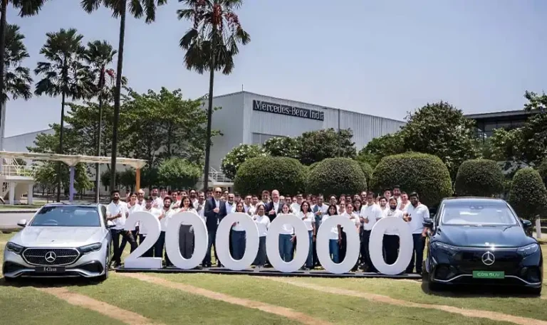Mercedes-Benz India Achieves 2 Lakh Units Production Milestone from its Chakan manufacturing facility near Pune