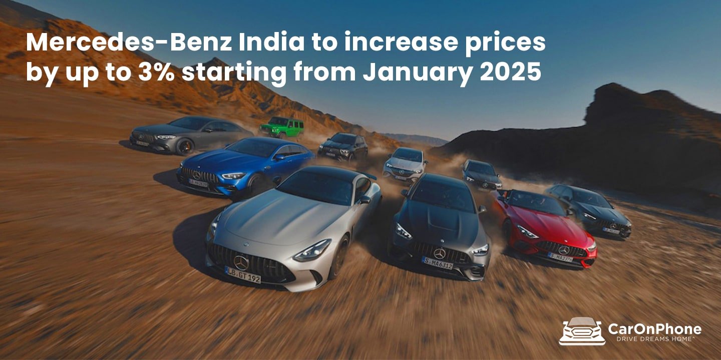 Mercedes-Benz India to increase prices