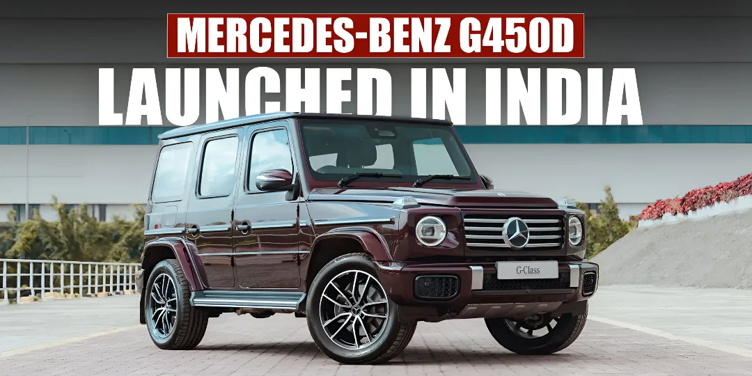Mercedes-Benz Launches G450d in India at Rs. 2.90 Crore cover