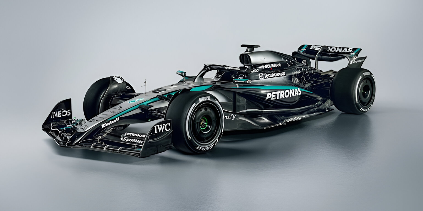 Mercedes W16 makes its debut on track for 2025 F1 season