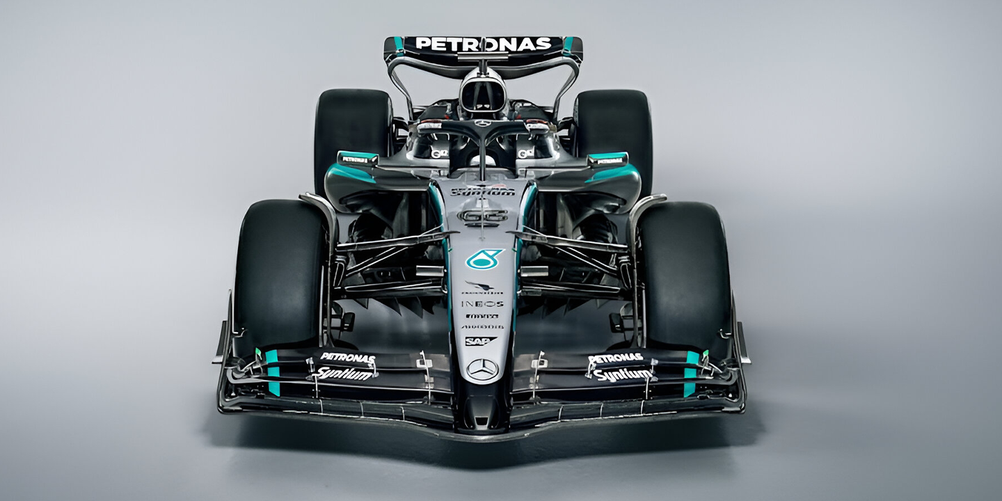 Mercedes W16 makes its debut on track for 2025 F1 season