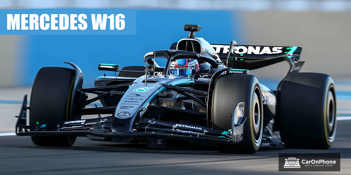 Mercedes W16 makes its debut on track for 2025 F1 season