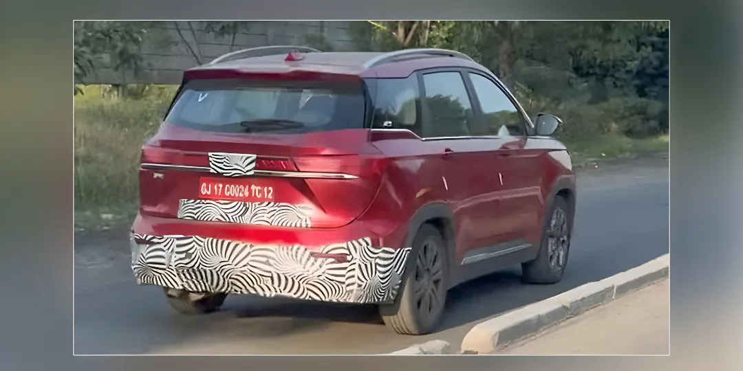 Mg hector testing- Rear view