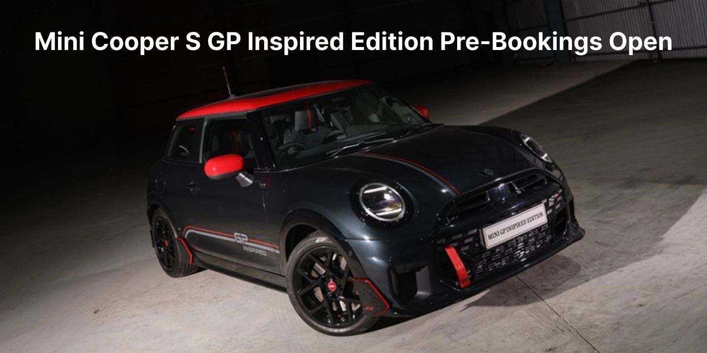 Mini Cooper S GP Inspired Edition Pre-Bookings Open in India_ Only 30 Units Available