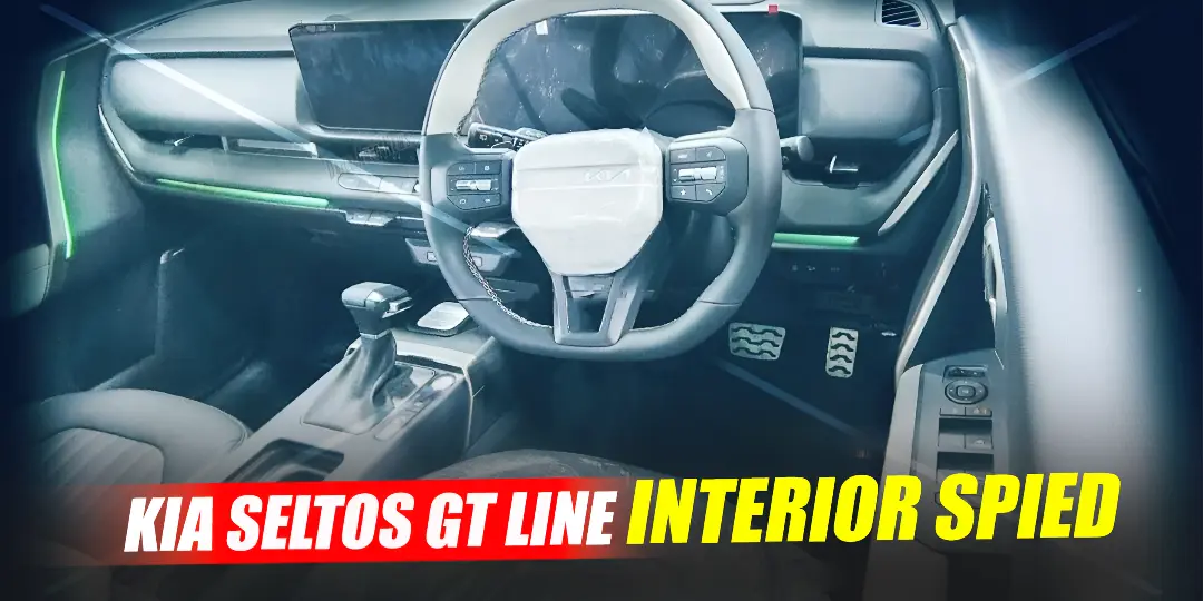 New Kia Seltos GT Line Variant Spied With Updated Interior Ahead of Debut Cover
