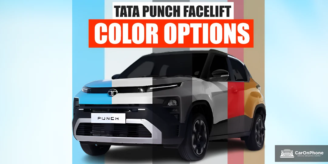 New Tata Punch Facelift 2026 Available With 6 Color Options