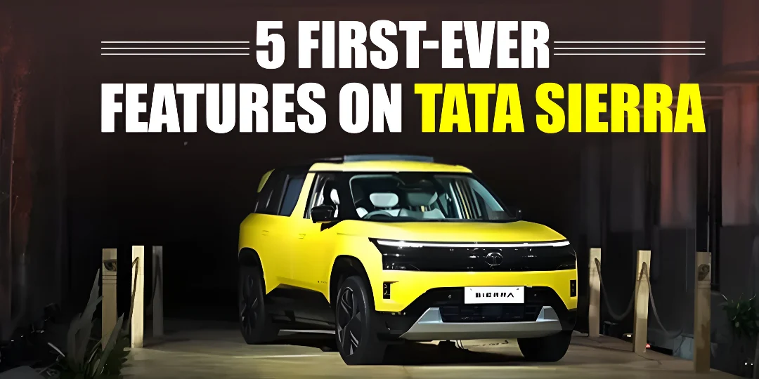 New Tata Sierra Reveals 5 First-Time Features: Full Breakdown Cover