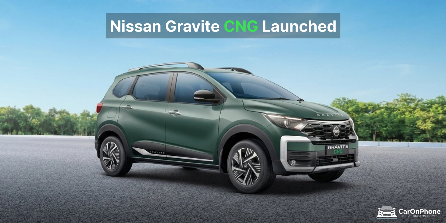 Nissan Gravite CNG Launched_7-Seater CNG for Just ₹82,999!Gets 3-Year Warranty & Nitro Crimson Styling