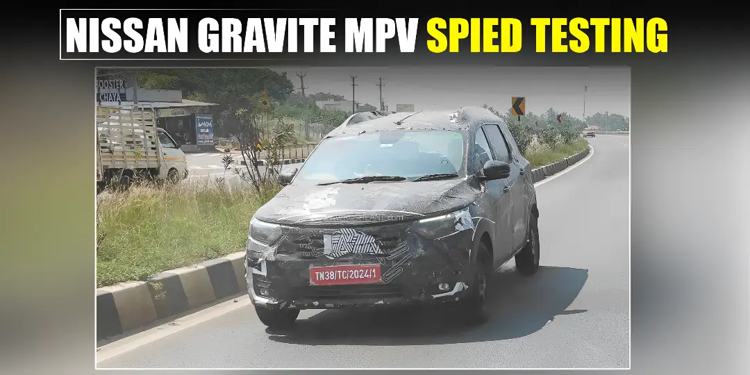 Nissan Gravite MPV Spotted Testing Ahead Of India Launch 