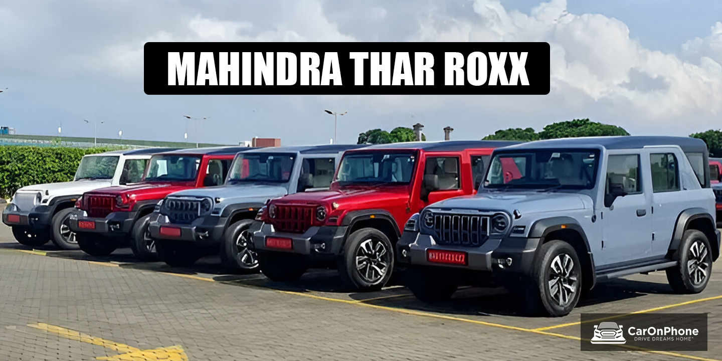 Planning To Buy Mahindra Thar Roxx? here's details about its price, variants, Color Options, Powertrain and features