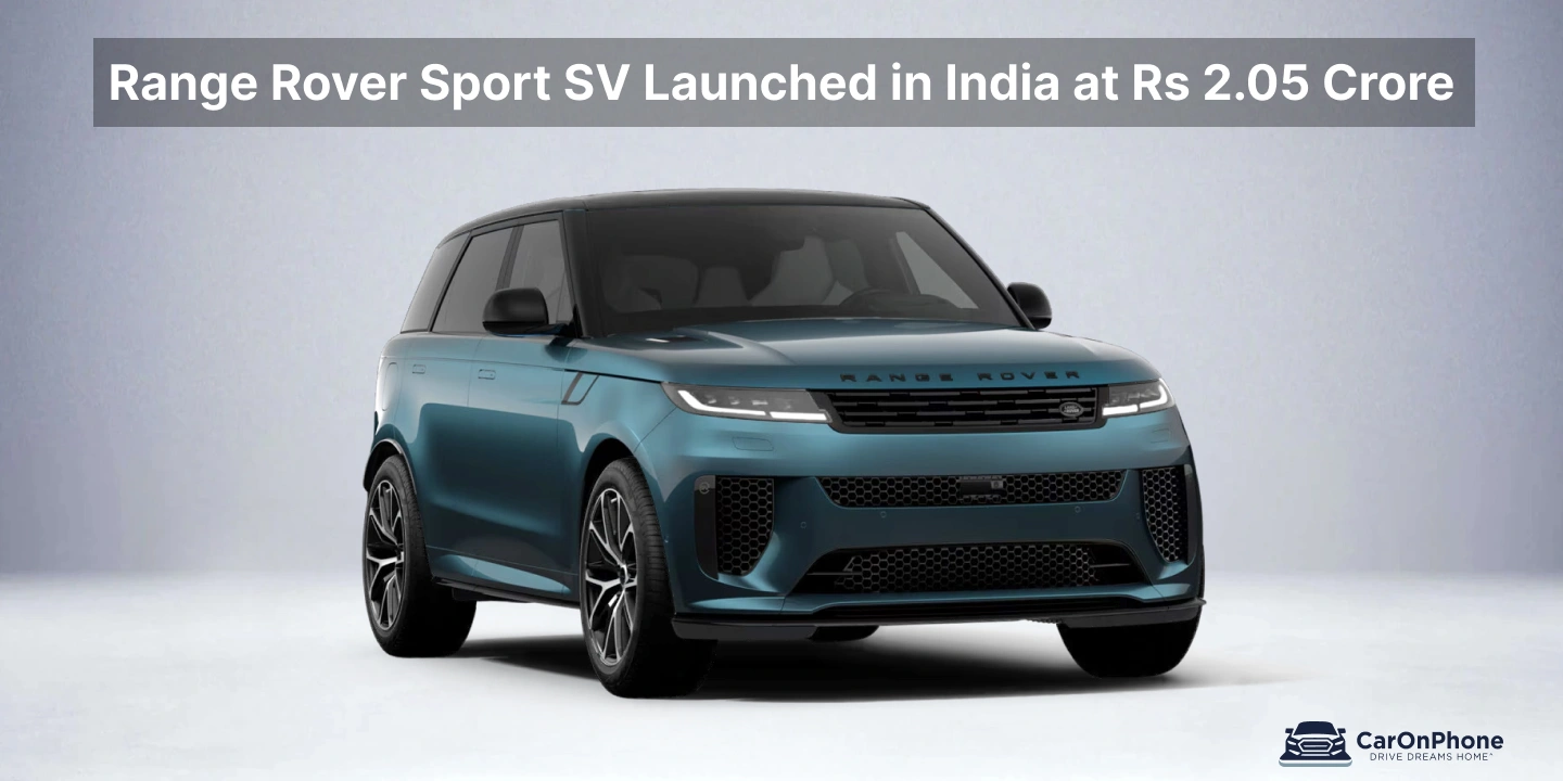 Range Rover Sport SV Launched in India at Rs 2.05 Crore; Most Powerful Range Rover Ever
