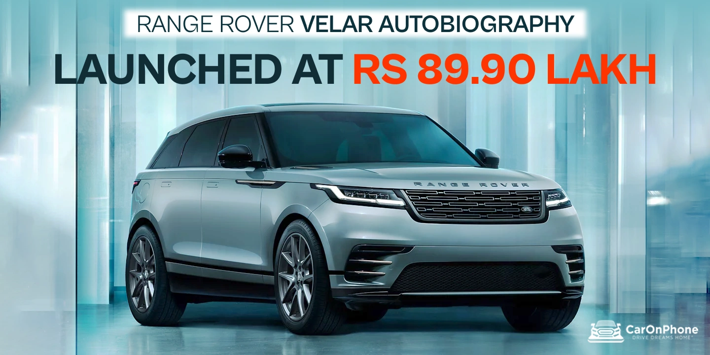 Range Rover Velar Autobiography Arrives In India With Premium Upgrades At Rs 89.90 Lakh