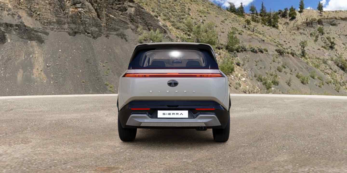 Tata Sierra Base Variant Rear View