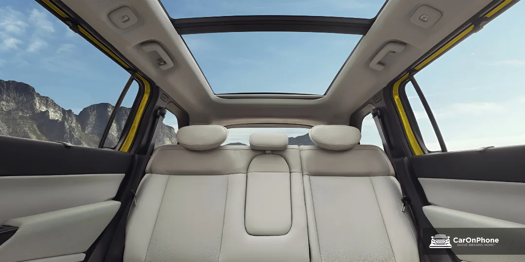 2025 Tata Sierra Rear view comfort