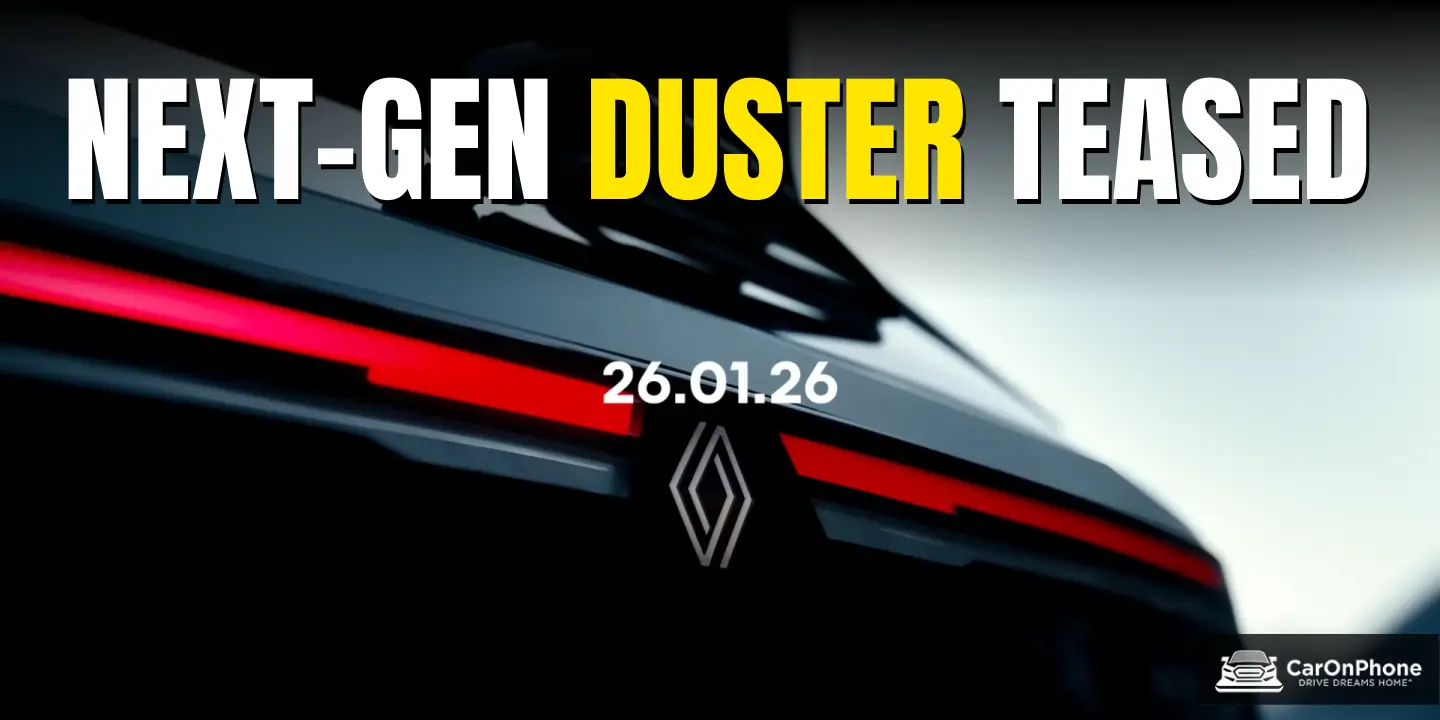 Renault Drops New Teaser for India-Spec 2026 Duster