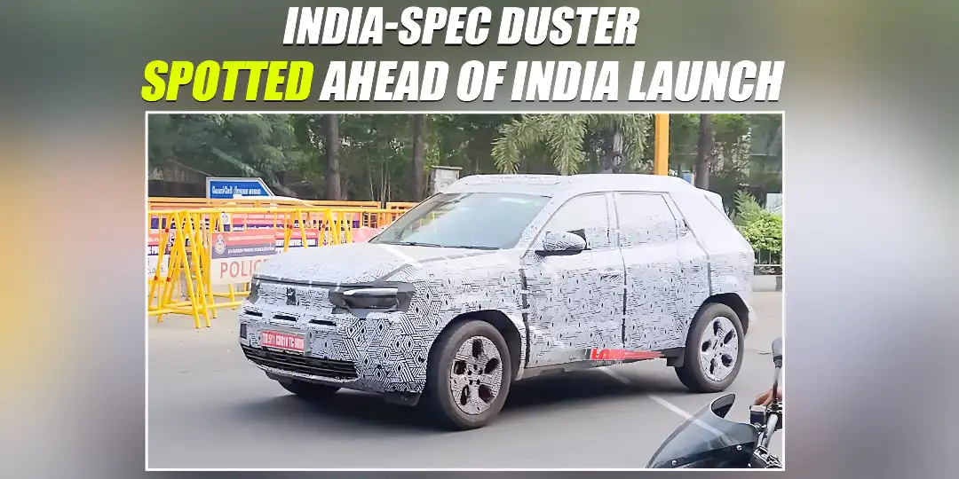 Renault Duster Spy Shots Highlights India-Spec Features and Details