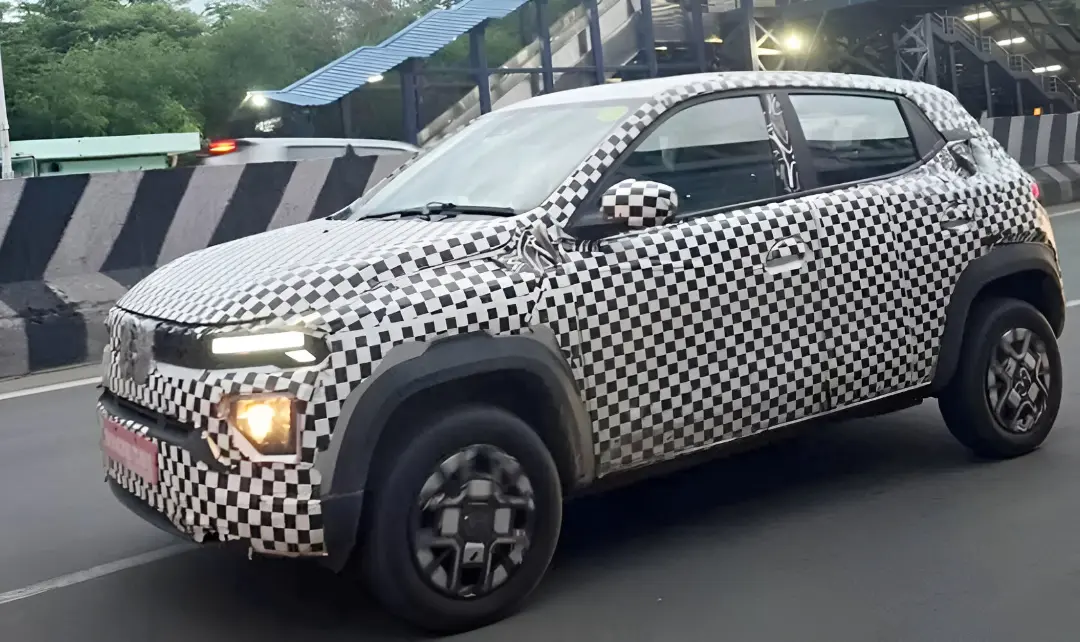 News image for Renault Kwid ICE Facelift Spied On Test, EV Launch Could Follow