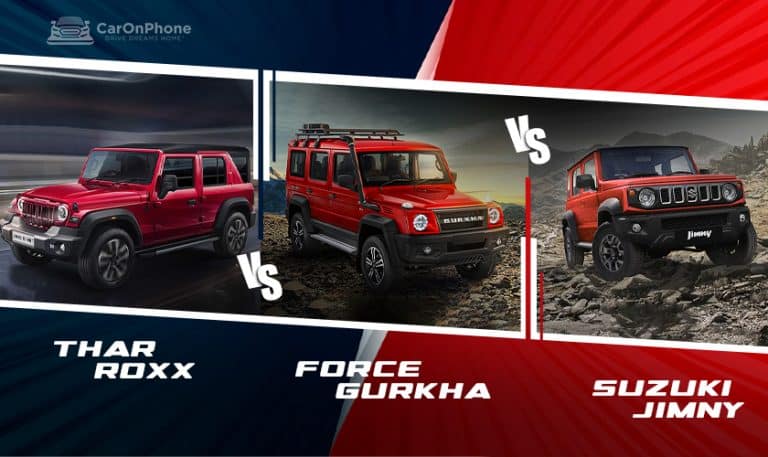 Mahindra Thar Roxx Vs Maruti Jimny Vs Force Gurkha: Dimensions, Specs and Prices Compared