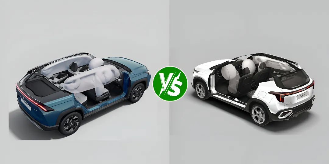Maruti Victoris Vs Kia Seltos Safety