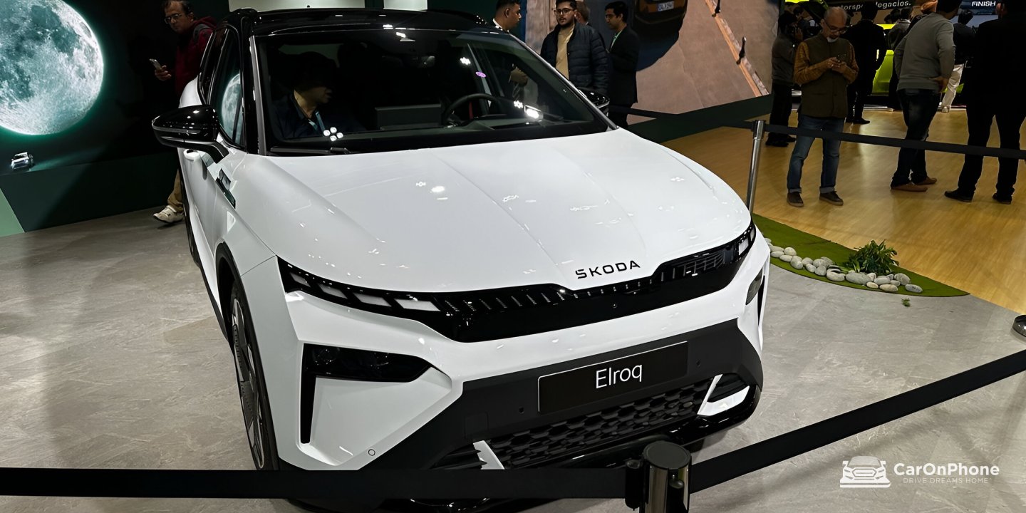 Skoda Elroq Showcased at Bharat Mobility Auto Expo 2025