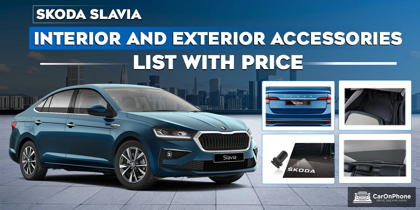 Skoda Slavia Interior and Exterior Accessories List With Price