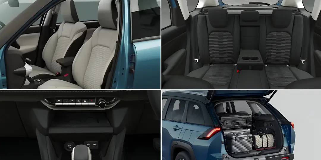 Spacious Cabin Of Maruti Victoris