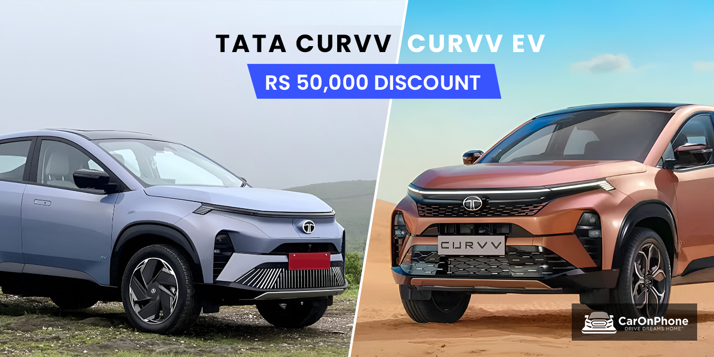 Tata Curvv, Curvv EV gets up to Rs 50,000 Discount