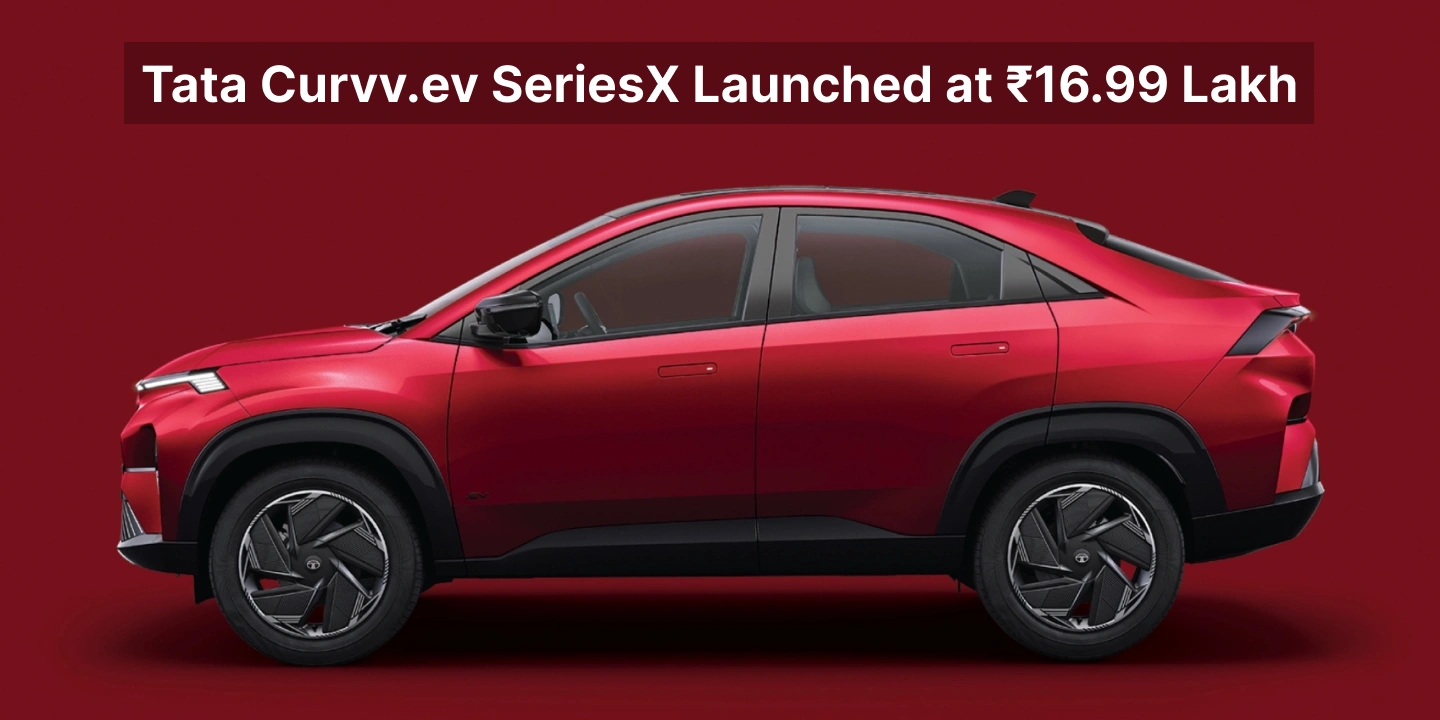 Tata Curvv.ev SeriesX Launched at ₹16.99 Lakh_ 55kWh Batterys & Lifetime Warranty!