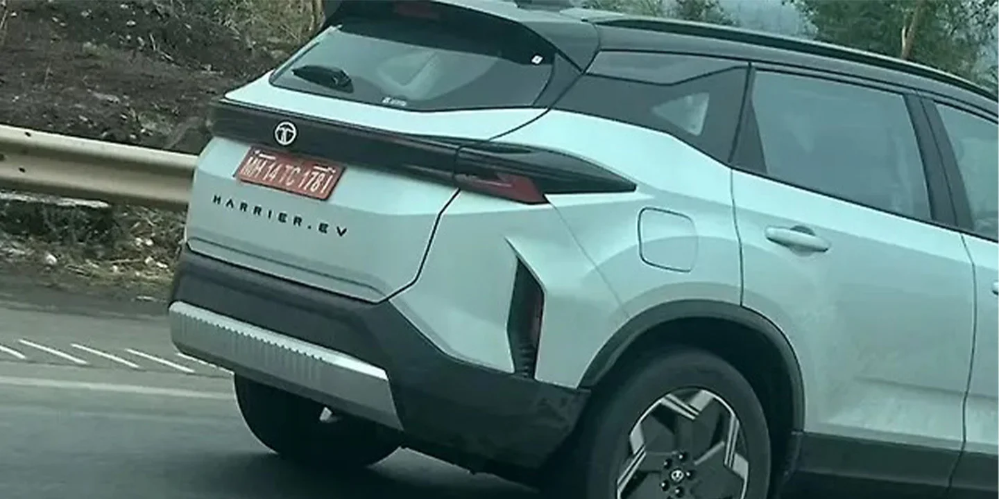 Tata Harrier EV Spied cover 1