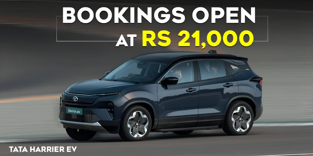 Tata Harrier EV SUV Bookings Open Nationwide at Rs. 21,000