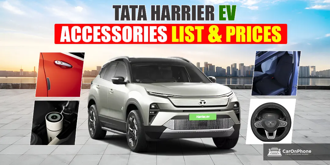 Tata Harrier EV Official Interior & Exterior Accessories List With Price Cover