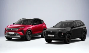 Tata Harrier & Safari Ultra Red Dark Diesel Launched: Prices, New 14.5-inch Screen & Features
