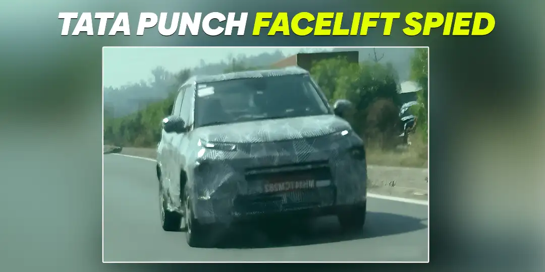 Tata Punch Facelift Spied on Test Runs – New Details Revealed 