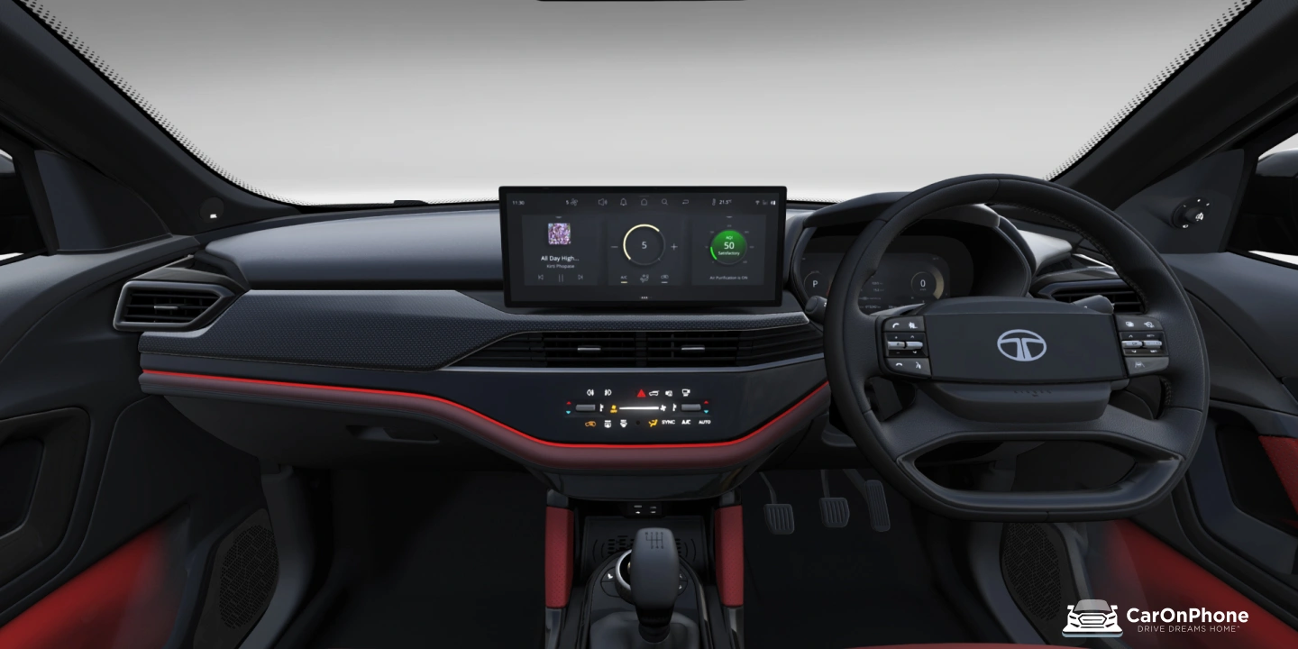 Tata Safari Ultra Red Dark Diesel Launched Interior