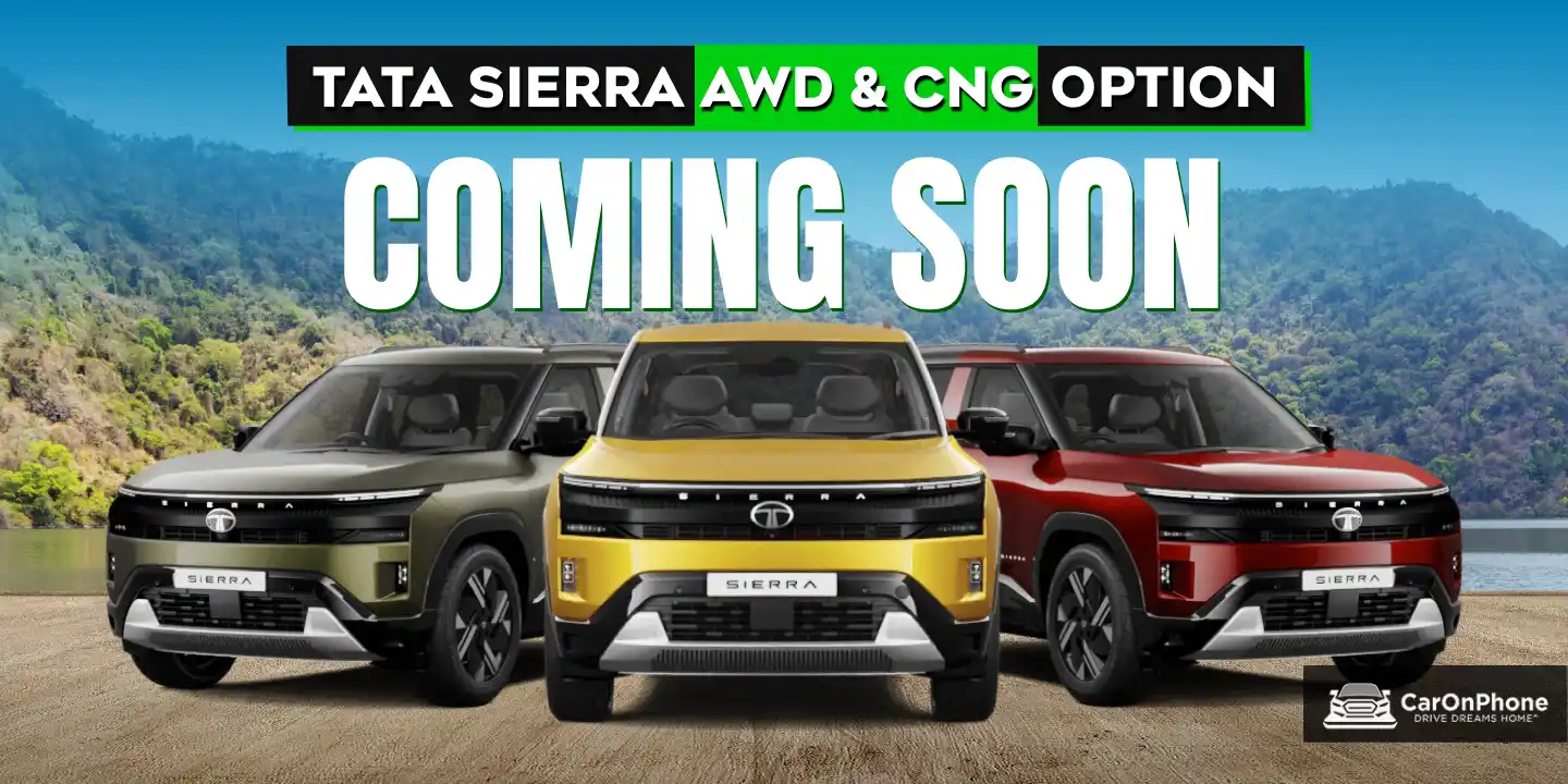 Tata Sierra AWD & CNG Option Coming Soon Cover