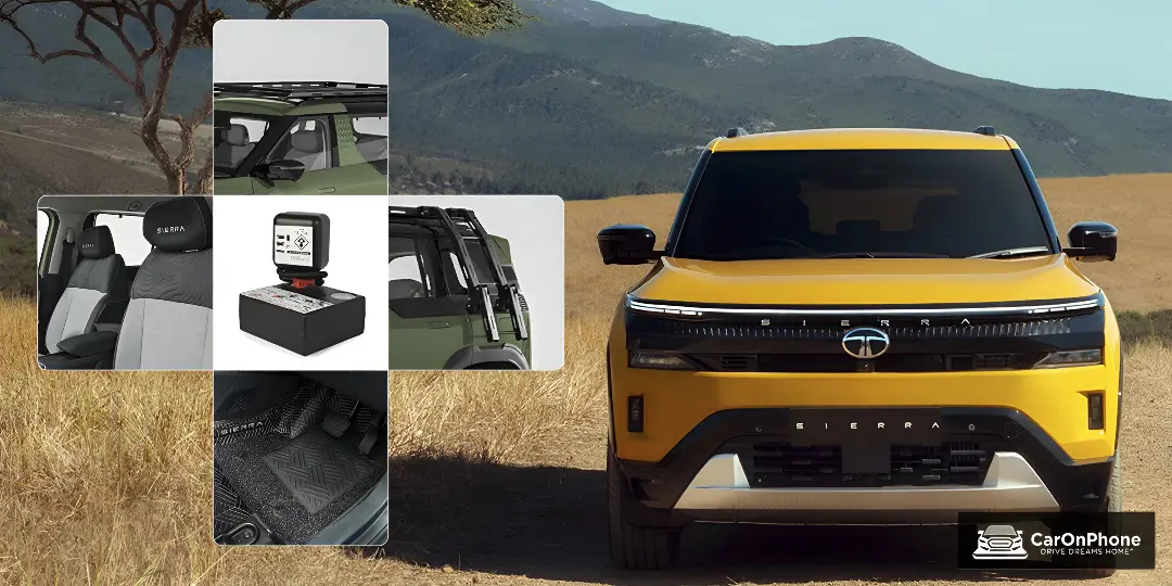 Tata Sierra Genuine Accessories: Full Price List for Interior & Exterior