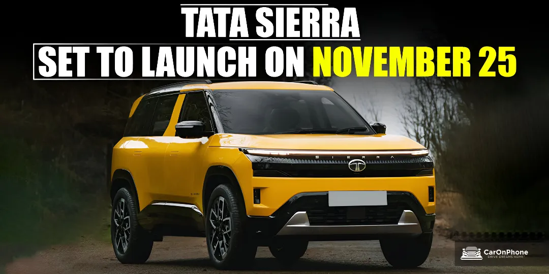 Tata Sierra Making A Comeback On November 25, ICE Version To Arrive First, Followed By Its Electric Counterpart 1 Tata Sierra Making A Comeback On November 25, ICE Version To Arrive First, Followed By Its Electric Counterpart cover