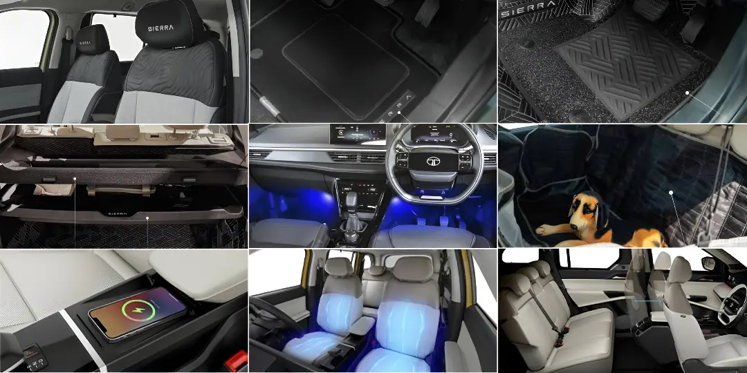 Tata Sierra Interior Accessories