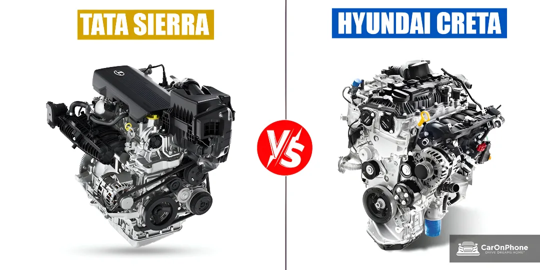 Tata Sierra Powertrain vs Hyundai Creta Powertrain_
